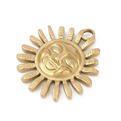 304 Stainless Steel Pendants STAS-D366-01I-G-1