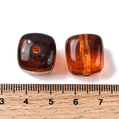 Opaque Acrylic Beads X-OACR-D320-01A-1