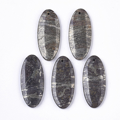 Natural Pyrite Pendants X-G-S366-005-1