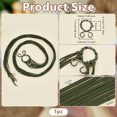 1 Bag PU Imitation Leather Belts AJEW-OC0015-66B-1