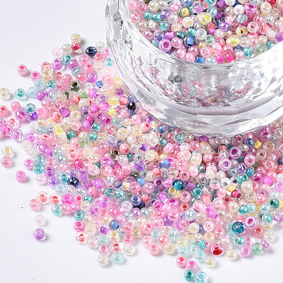 Glass Round Seed Beads SEED-S057-R-002-1