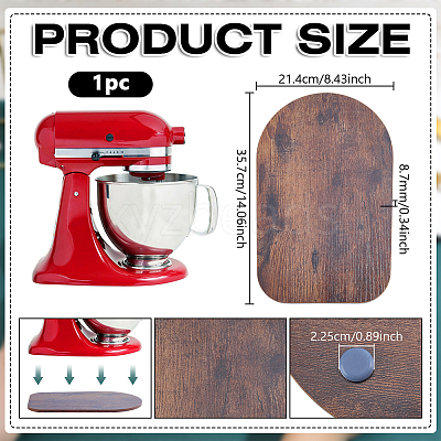 Wooden Mixer Slider Mat ODIS-WH0108-086-1