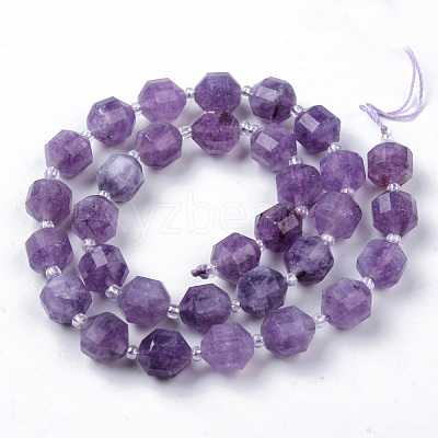 Natural Lavender Amethyst Beads Strands G-R482-06A-10mm-1