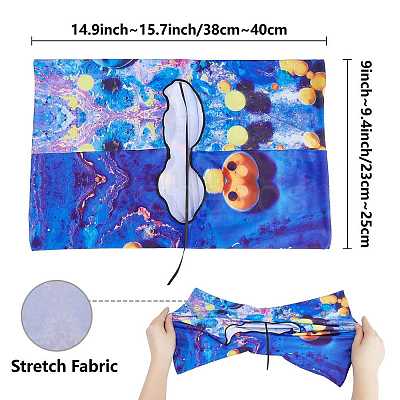 Polyester Book Covers OFST-WH0009-161-1