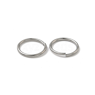 Tarnish Resistant 304 Stainless Steel Open Jump Rings STAS-J013-14xx1.2mm-01-1