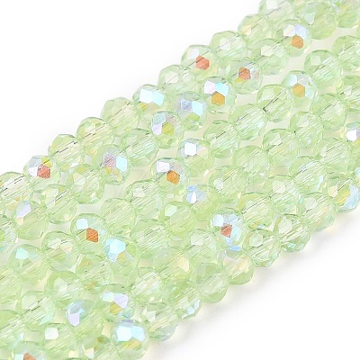 Electroplate Glass Beads Strands EGLA-A044-T1mm-L09-1