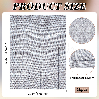 Rectangle Polyester Insole Cloth FIND-WH0139-342A-1