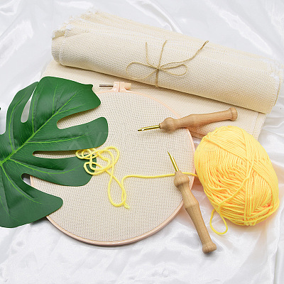 Embroidery Fabric DOLL-PW0002-052C-1