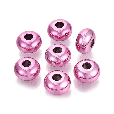 UV Plating Opaque Acrylic European Beads PACR-T017-19M-05-1