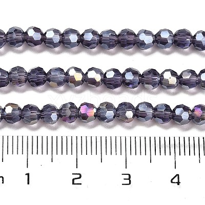 Transparent Glass Beads EGLA-A035-T4mm-B15-1