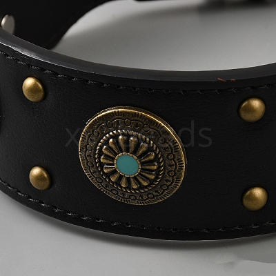PU Leather Dog Collar AJEW-WH20018-191A-01-1