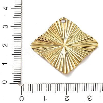 Ion Plating(IP) 304 Stainless Steel Pendants STAS-M323-38G-1