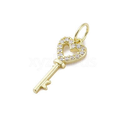 925 Sterling Silver Micro Pave Clear Cubic Zirconia Pendants STER-S010-03A-LG-1