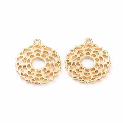 Brass Pendants KK-K241-13G-1