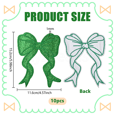 Polyester Iron on/Sew On Patches DIY-WH0595-01B-1