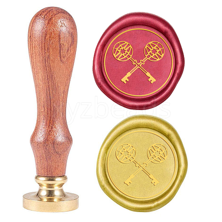 Wax Seal Stamp Set AJEW-WH0131-544-1