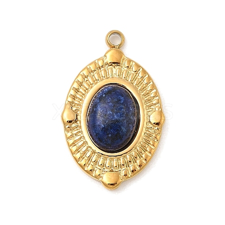 Natural Lapis Lazuli Pendants STAS-F312-02G-01-1