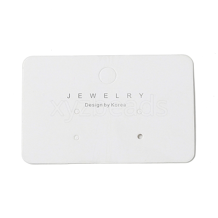 Rectangle Paper Stud Earring Display Cards CDIS-C006-03-1