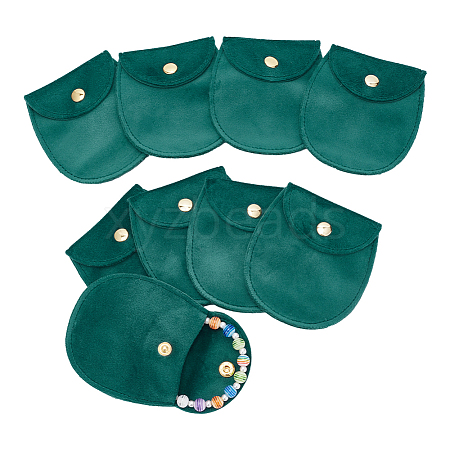 Velvet Jewelry Flap Pouches LS-TP-WH0007-13G-01-1