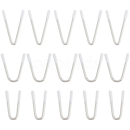   30Pcs 3 Style V Shape 204 Stainless Steel & Nylon Bra Underwire STAS-PH0005-40-1