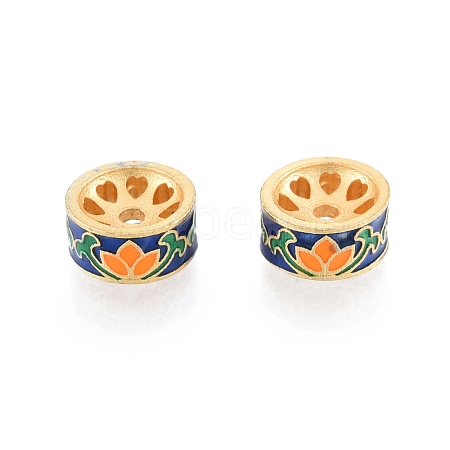 Alloy Enamel Beads PALLOY-P285-02A-01-1