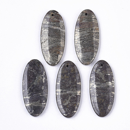 Natural Pyrite Pendants X-G-S366-005-1