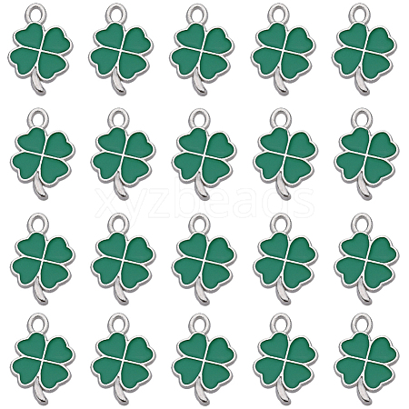 SUNNYCLUE 60Pcs Rack Plating Alloy Enamel Pendants ENAM-SC0004-68-1