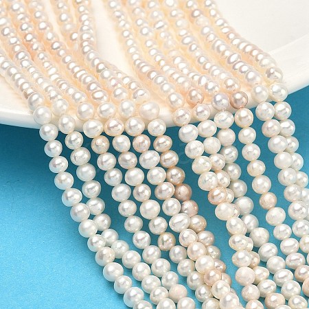 Natural Cultured Freshwater Pearl Beads Strands PEAR-L034-06B-1