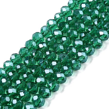 Electroplate Glass Beads Strands EGLA-A044-T4mm-A18-1