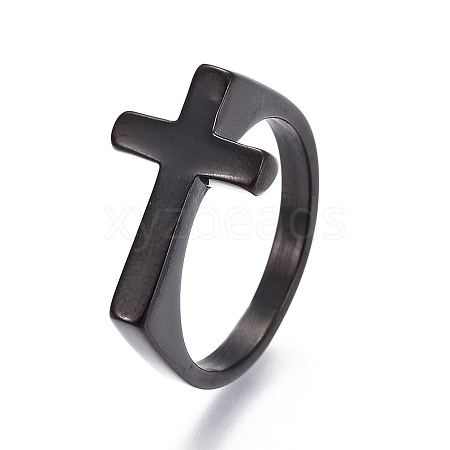 304 Stainless Steel Finger Rings RJEW-O032-12B-19mm-1