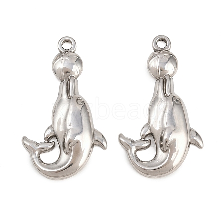304 Stainless Steel Pendants STAS-K309-03B-P-1