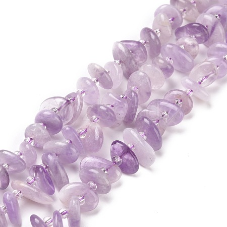 Natural Amethyst Beads Strands G-D480-A12-1