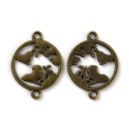 Alloy Connector Charms FIND-WH0108-38AB-1