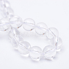 Round Natural Quartz Crystal Bead Strands X-G-R345-4mm-22-3