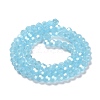 Electroplate Glass Beads Strands EGLA-A035-J4mm-A04-2