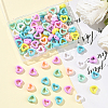 100Pcs Acrylic Bead Frame OACR-SP0001-72A-7