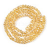 Electroplate Glass Beads Strands EGLA-A034-T8mm-A01-2