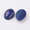 Natural Lapis Lazuli Flat Back Cabochons X-G-G741-30x40mm-15-2