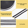 50 Yards Polyester Stripe Ribbons OCOR-WH0045-04B-4