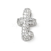 Brass Micro Pave Cubic Zirconia Pendants KK-A300-02P-T-1