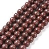 Natural Rhodonite Round Bead Strands G-J302-10-6mm-1