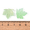 Baking Paint Transparent Glass Pendants DGLA-N014-11A-02-3