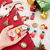   22Pcs 11 Style Cute Christmas Acrylic Alligator Hair Clips PHAR-PH0001-15-3