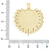 Brass Micro Pave Clear Cubic Zirconia & Resin/Natural White Shell/Synthetic Turquoise/Synthetic Malachite Pendants CU-CBA6938-08G-4