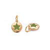 Brass Enamel Charms X-KK-S356-671G-NF-4