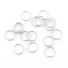 Tarnish Resistant 304 Stainless Steel Open Jump Rings STAS-J013-14xx1.2mm-01-1