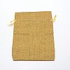 Burlap Packing Pouches Drawstring Bag ABAG-TAC0006-01A-2