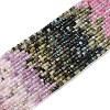 Gradient Color Natural Tourmaline Beads Strands G-K373-A01-01-1