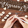 DIY Wooden Calendar Listing Board Kits DIY-WH0277-003-3