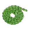 Transparent Imitation Jade Glass Beads Strands GLAA-N005-T4mm-D14-2